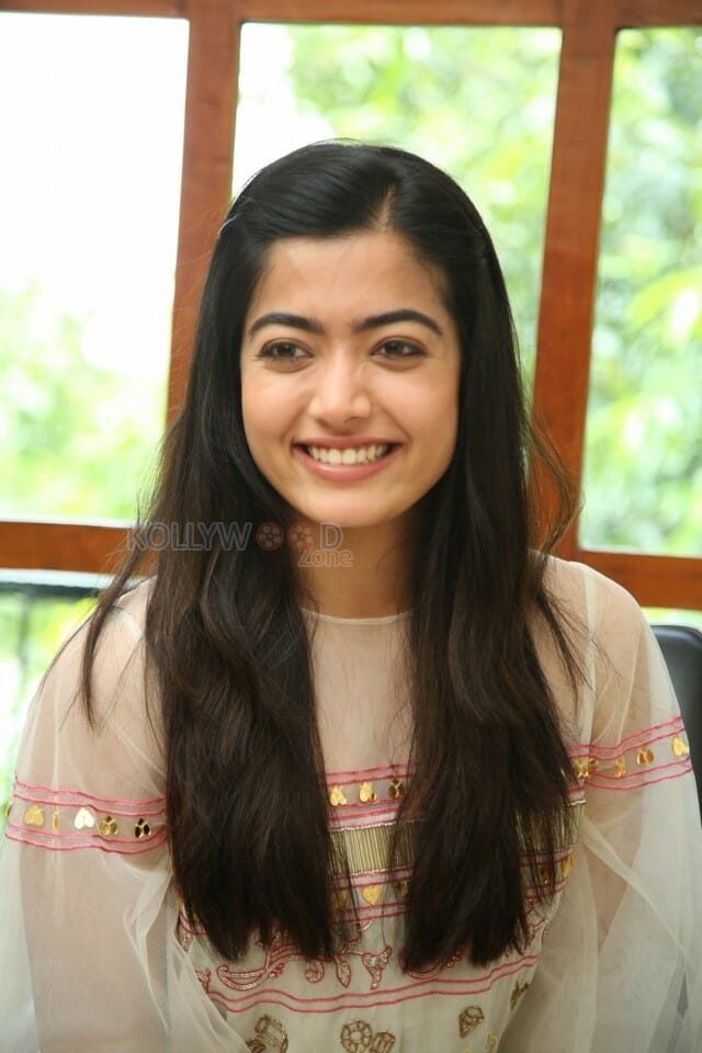 Actress Rashmika Mandanna At Dear Comrade Interview Photos