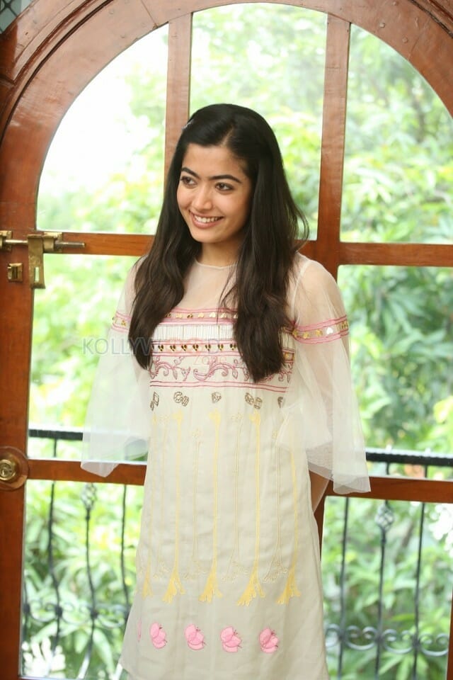 Actress Rashmika Mandanna At Dear Comrade Interview Photos