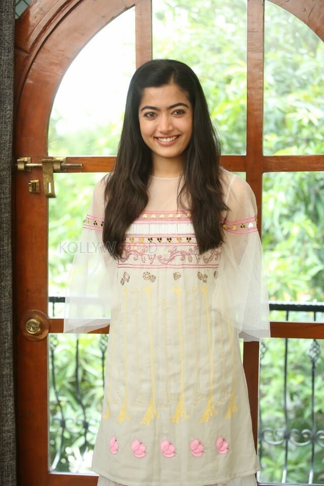 Actress Rashmika Mandanna At Dear Comrade Interview Photos