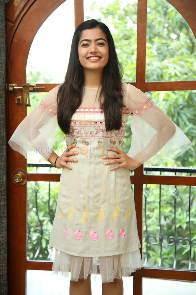 Actress Rashmika Mandanna At Dear Comrade Interview Photos