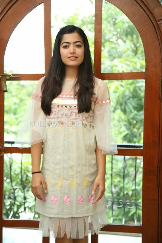 Actress Rashmika Mandanna At Dear Comrade Interview Photos