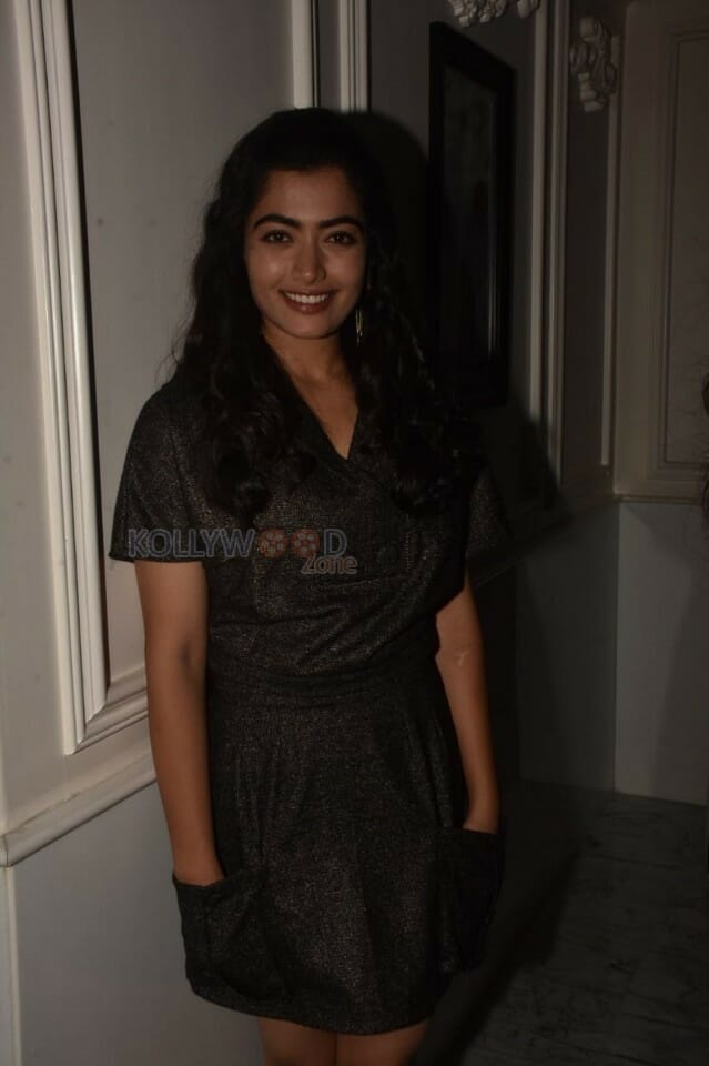 Actress Rashmika Mandanna At Dear Comrade Special Screening In Mumbai Photos