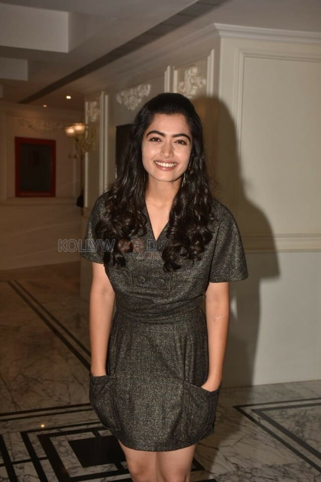 Actress Rashmika Mandanna At Dear Comrade Special Screening In Mumbai Photos