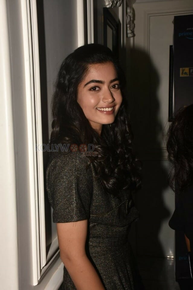 Actress Rashmika Mandanna At Dear Comrade Special Screening In Mumbai Photos