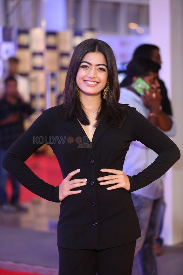 Actress Rashmika Mandanna At Mirchi Music Awards Photos