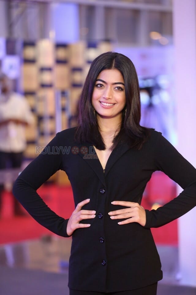 Actress Rashmika Mandanna At Mirchi Music Awards Photos