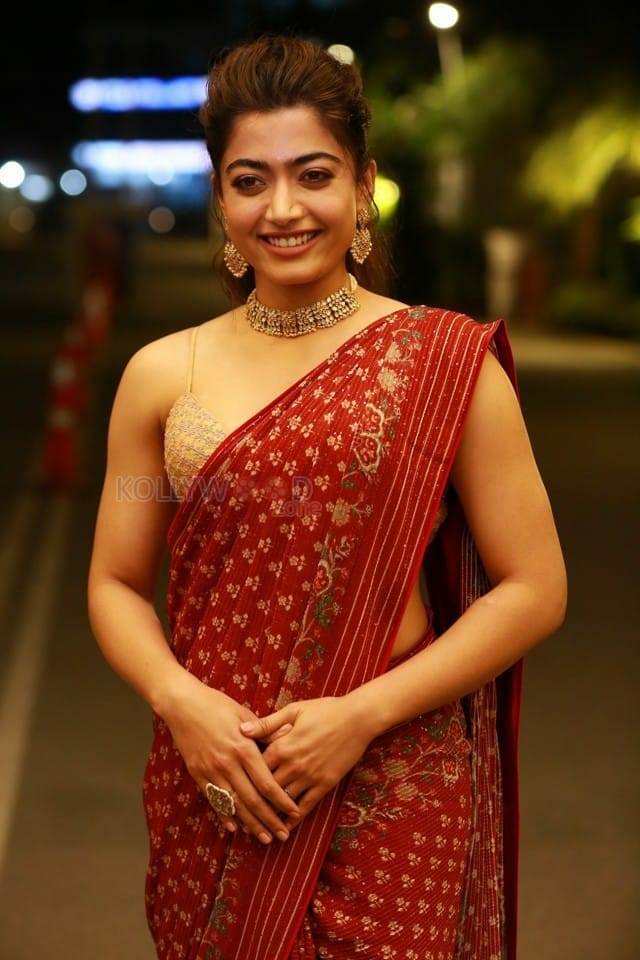 Actress Rashmika Mandanna at Sulthan Pre Release Event Photos