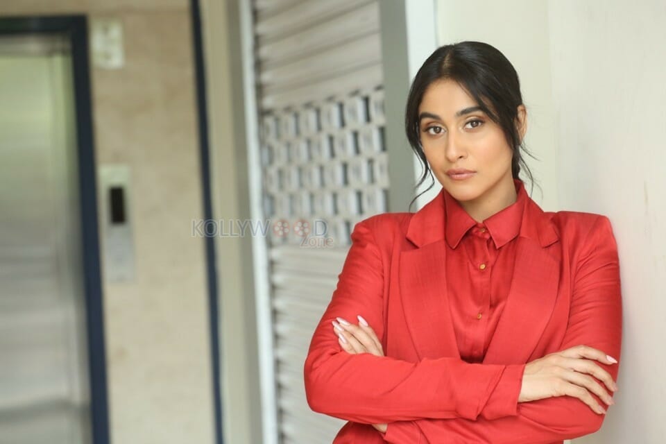 Actress Regina Cassandra At Evaru Movie Interview Photos