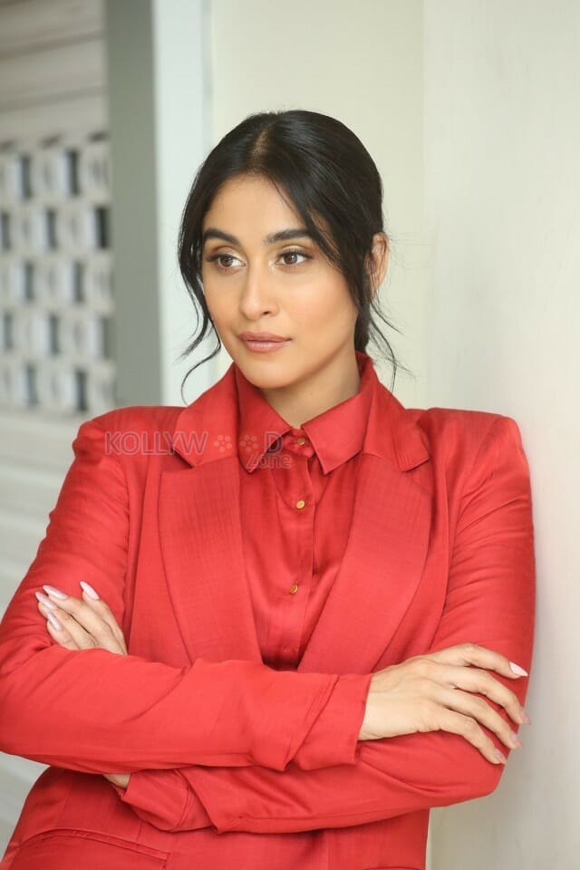 Actress Regina Cassandra At Evaru Movie Interview Photos