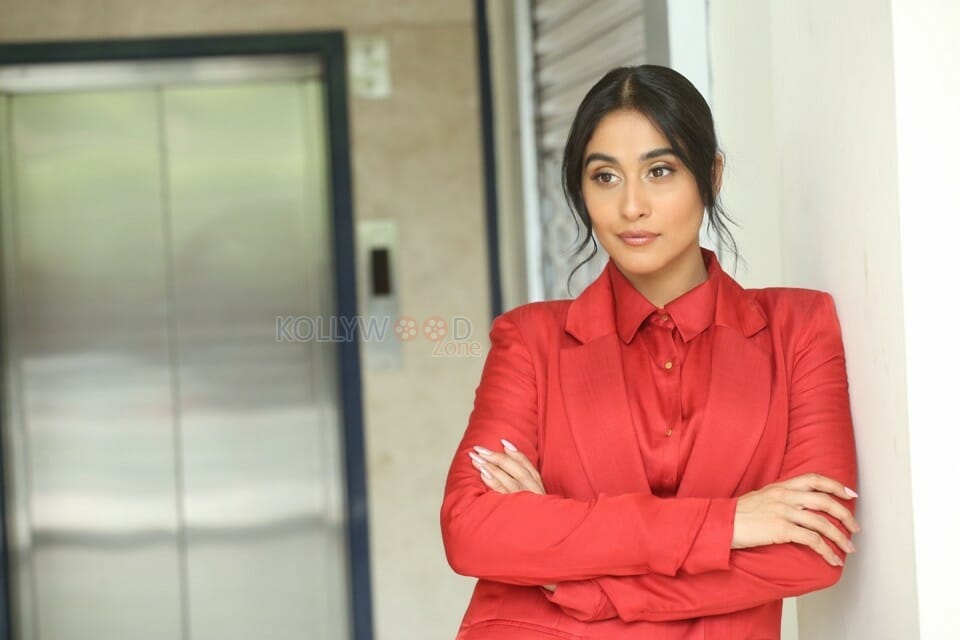 Actress Regina Cassandra At Evaru Movie Interview Photos