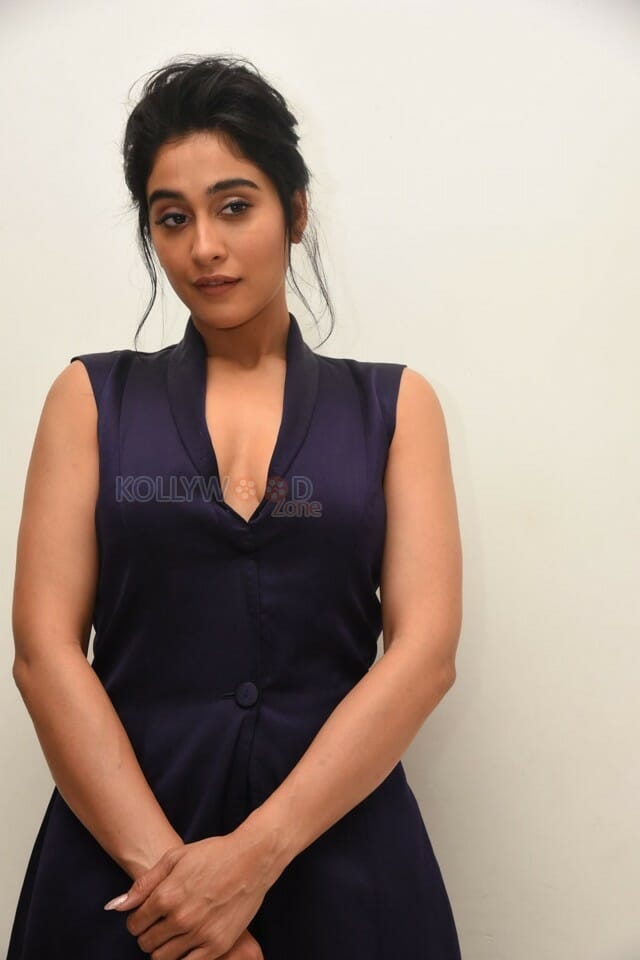 Actress Regina Cassandra At Evaru Movie Pre Release Event Photos