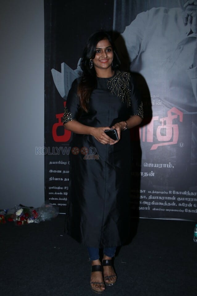 Actress Remya Nambeesan At Seethakaathi Movie Press Meet Pictures