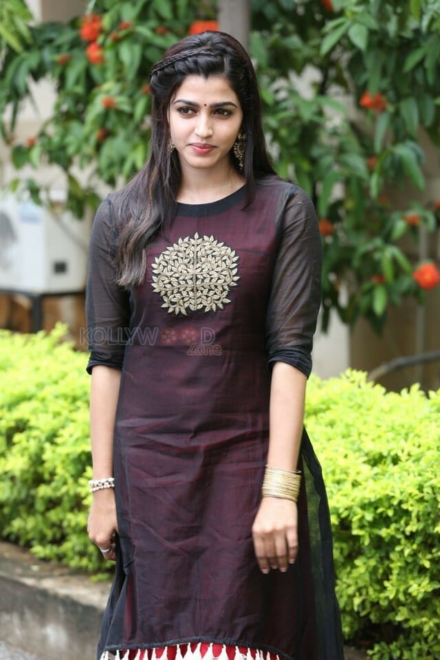 Actress Sai Dhanshika At Meela Movie Press Meet Pictures