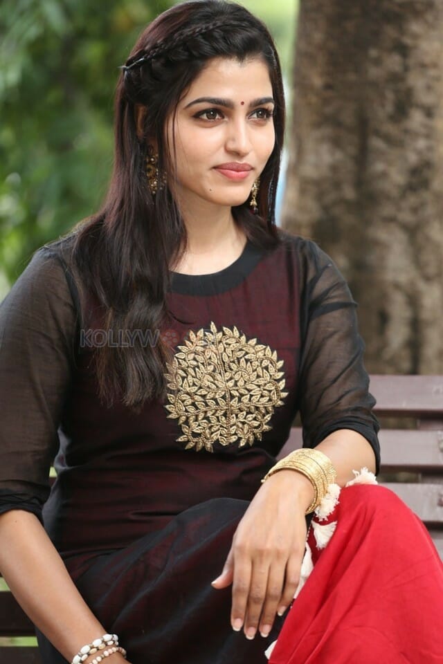 Actress Sai Dhanshika At Meela Movie Press Meet Pictures