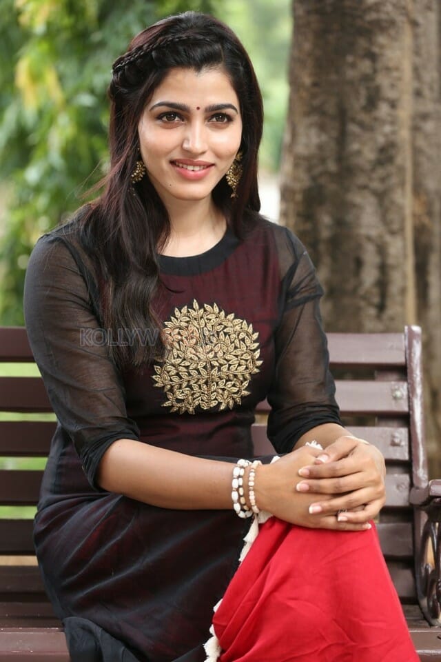 Actress Sai Dhanshika At Meela Movie Press Meet Pictures