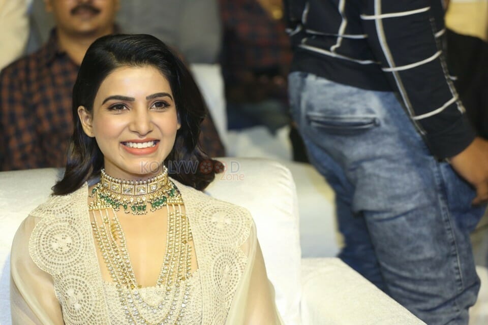 Actress Samantha Akkineni At Majili Pre release Event Pictures