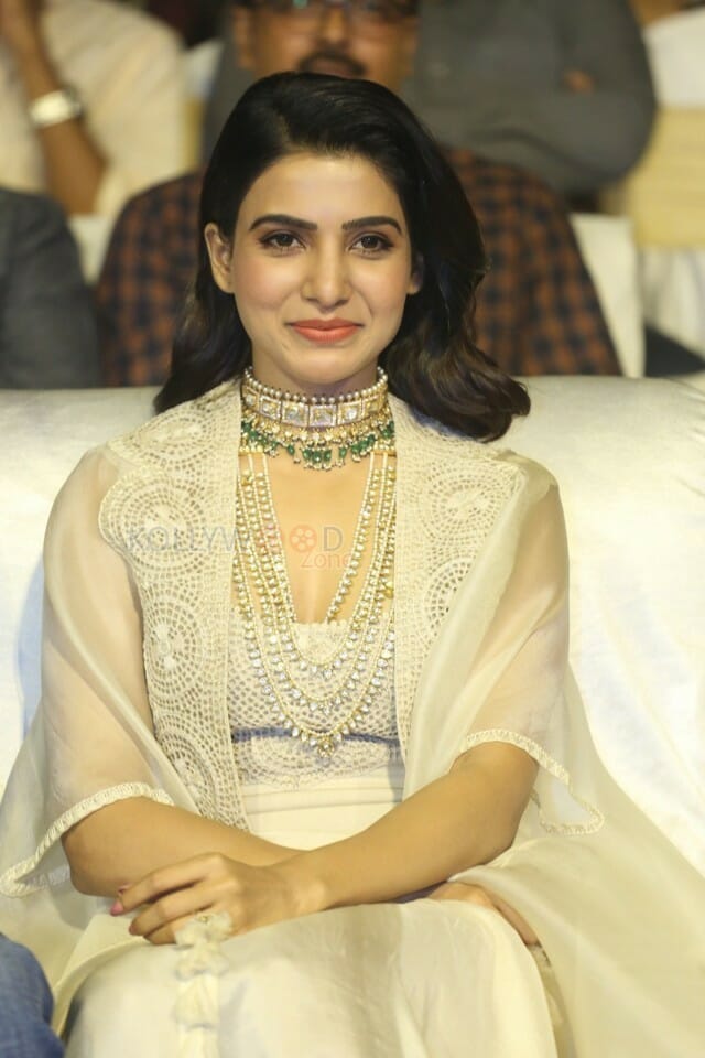 Actress Samantha Akkineni At Majili Pre release Event Pictures