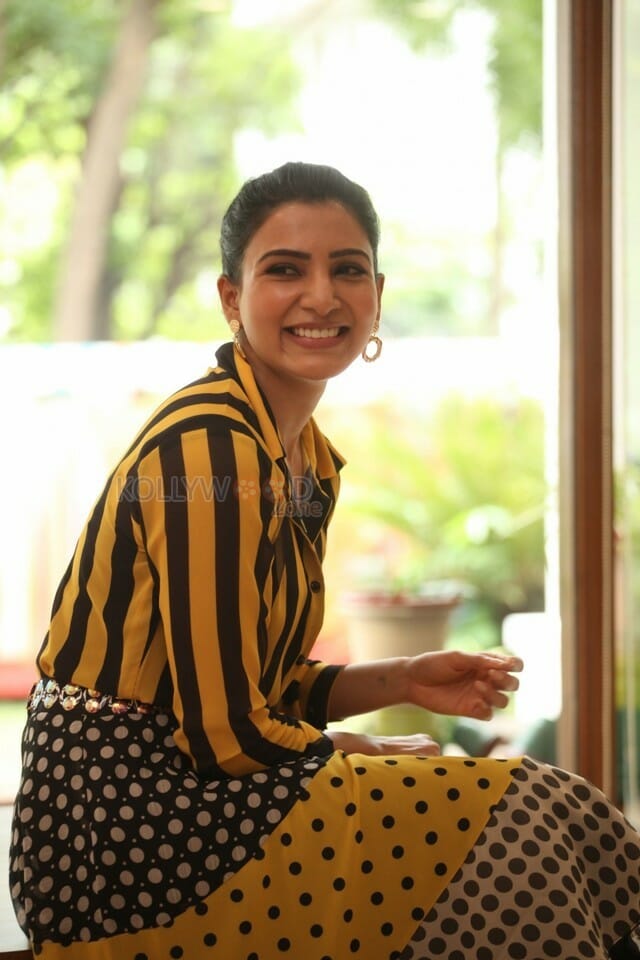 Actress Samantha Akkineni At Oh Baby Interview Pictures