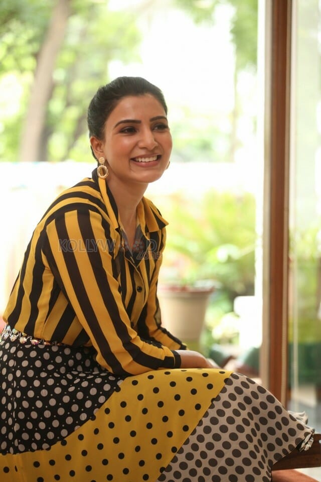 Actress Samantha Akkineni At Oh Baby Interview Pictures