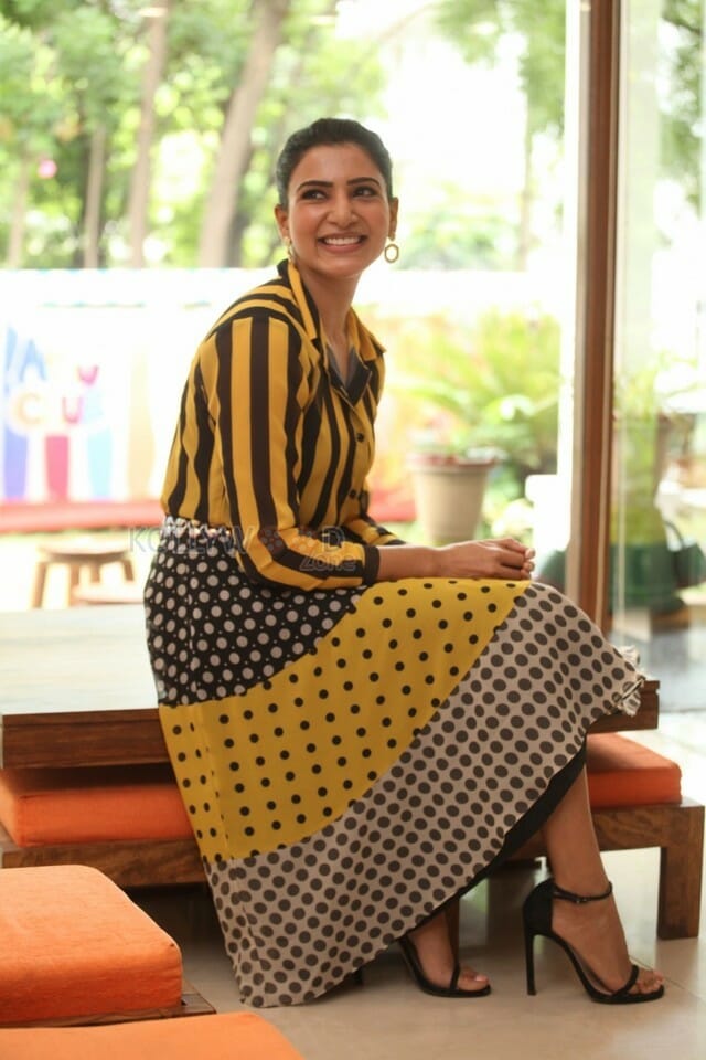 Actress Samantha Akkineni At Oh Baby Interview Pictures