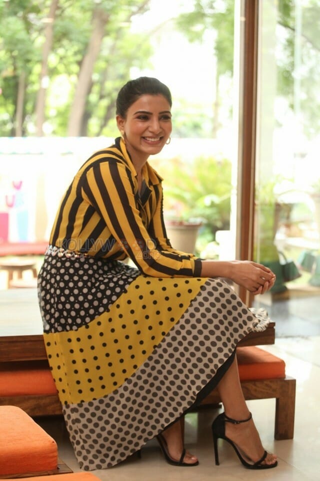 Actress Samantha Akkineni At Oh Baby Interview Pictures