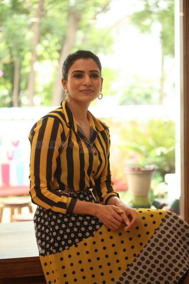 Actress Samantha Akkineni At Oh Baby Interview Pictures