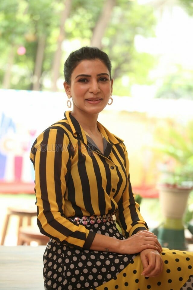 Actress Samantha Akkineni At Oh Baby Interview Pictures