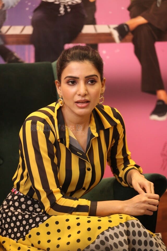 Actress Samantha Akkineni At Oh Baby Interview Pictures