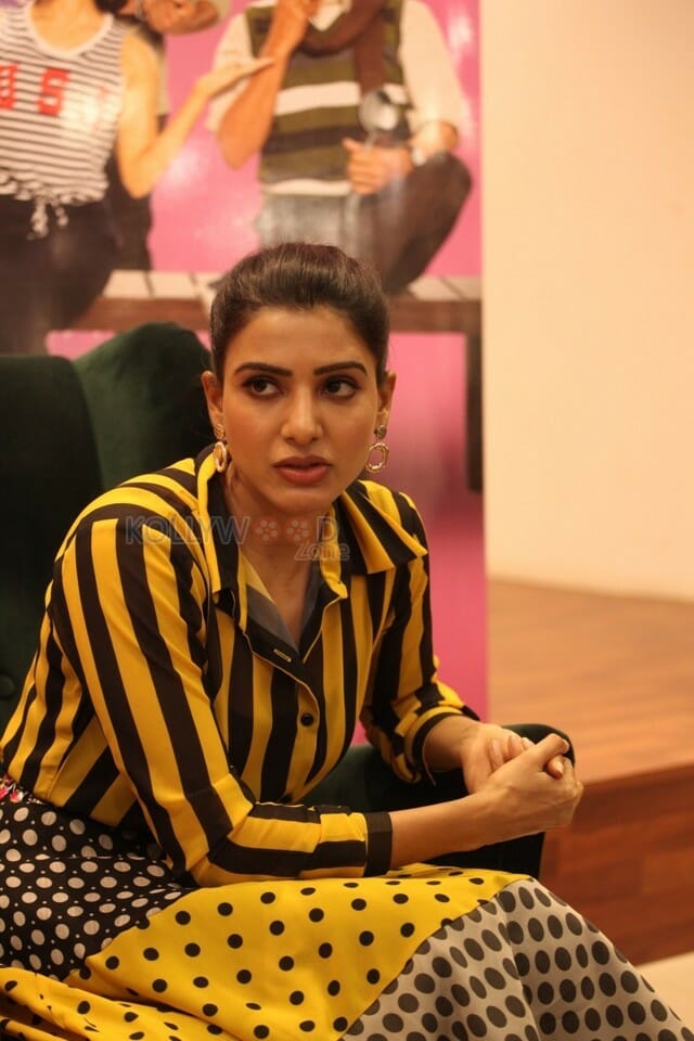 Actress Samantha Akkineni At Oh Baby Interview Pictures