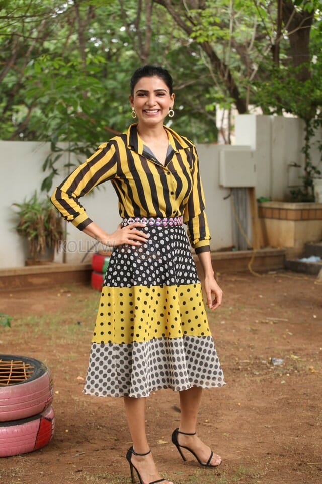 Actress Samantha Akkineni At Oh Baby Interview Pictures