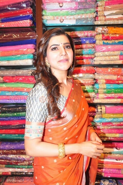 Actress Samantha At South India Shopping Mall Launch Pictures