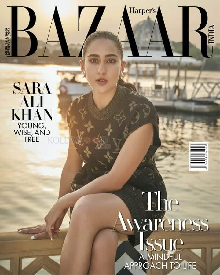 Actress Sara Ali Khan in Harper Bazaar Magazine Pictures 02