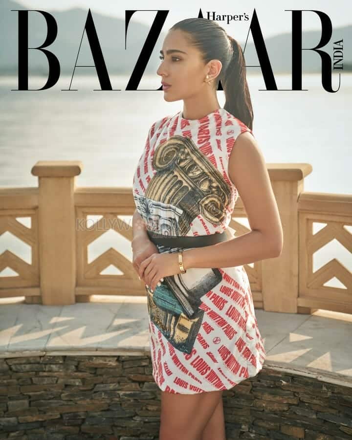 Actress Sara Ali Khan in Harper Bazaar Magazine Pictures 03