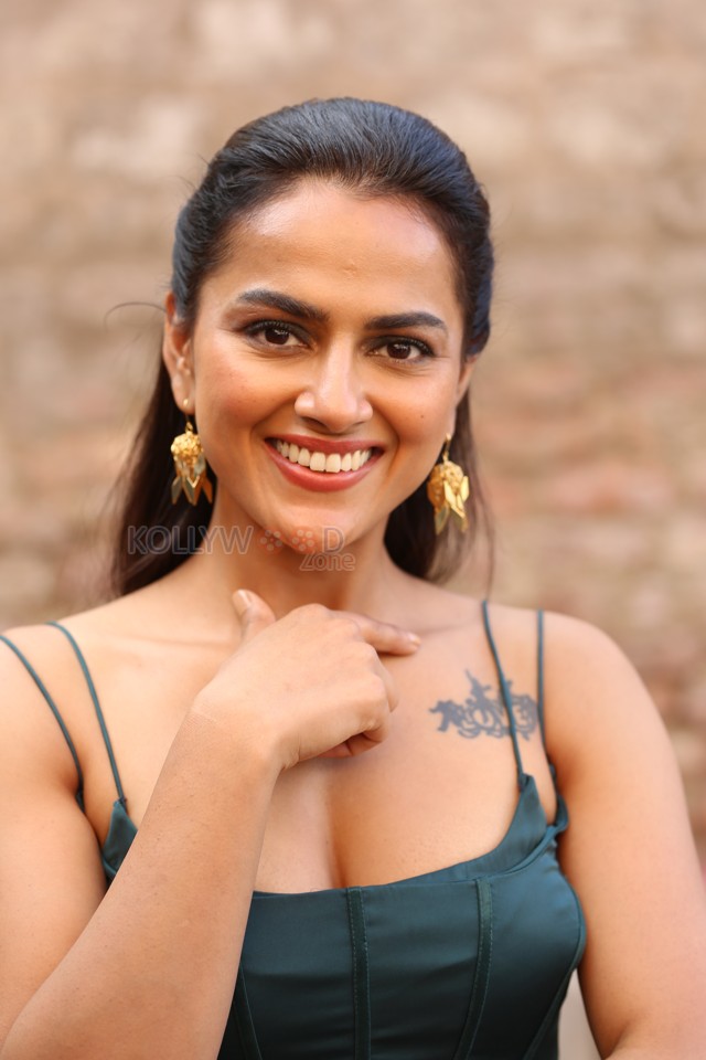 Actress Shraddha Srinath at Mechanic Rocky Trailer Launch Event Photos 38