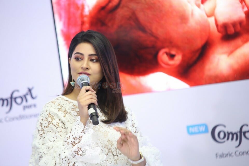 Actress Sneha Launches Comfort Pure Fabric Conditioner Photos