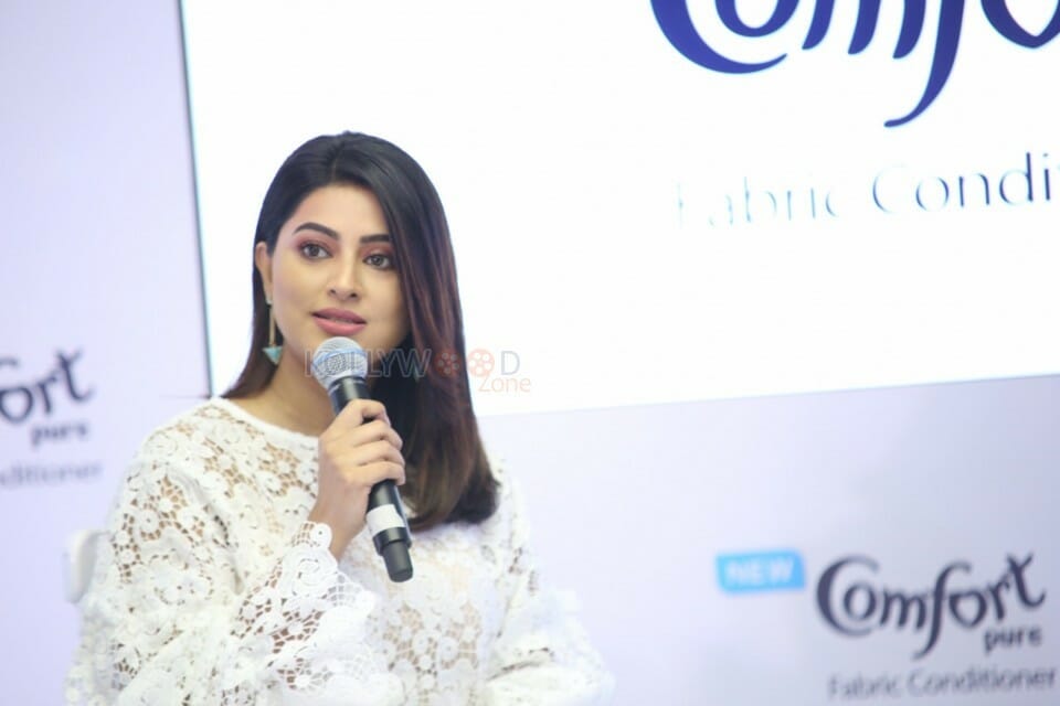 Actress Sneha Launches Comfort Pure Fabric Conditioner Photos