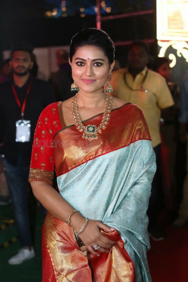 Actress Sneha Saree Pictures