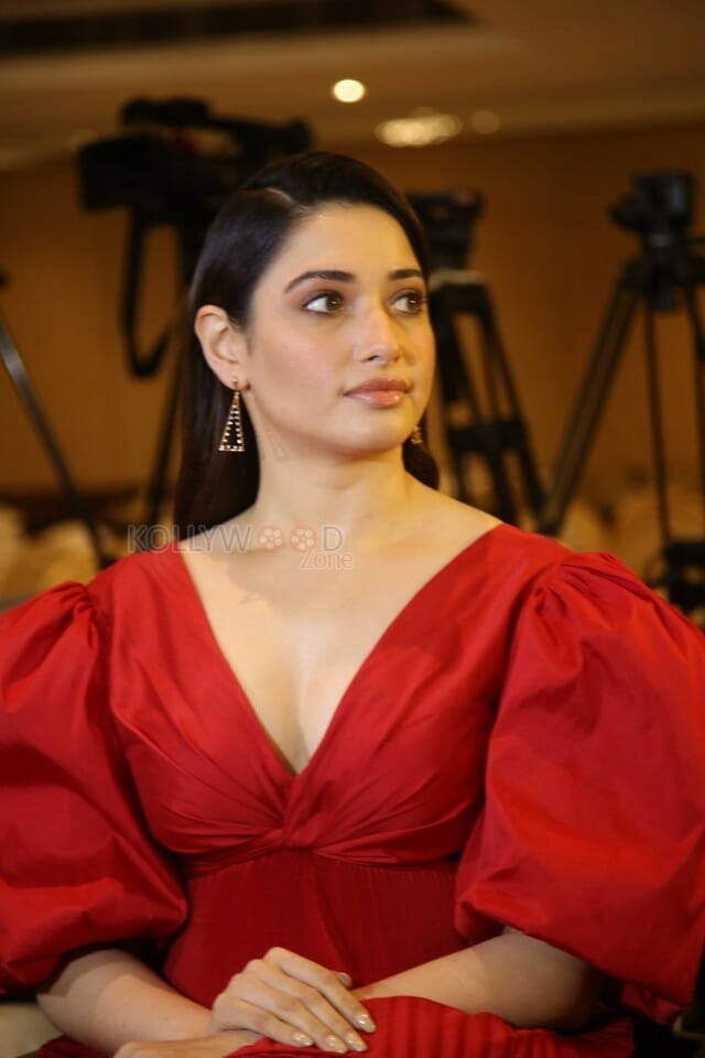 Actress Tamannaah At Gurthunda Seethakalam Press Meet Pictures