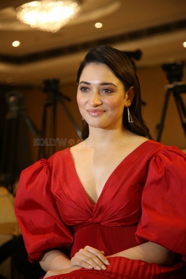 Actress Tamannaah At Gurthunda Seethakalam Press Meet Pictures