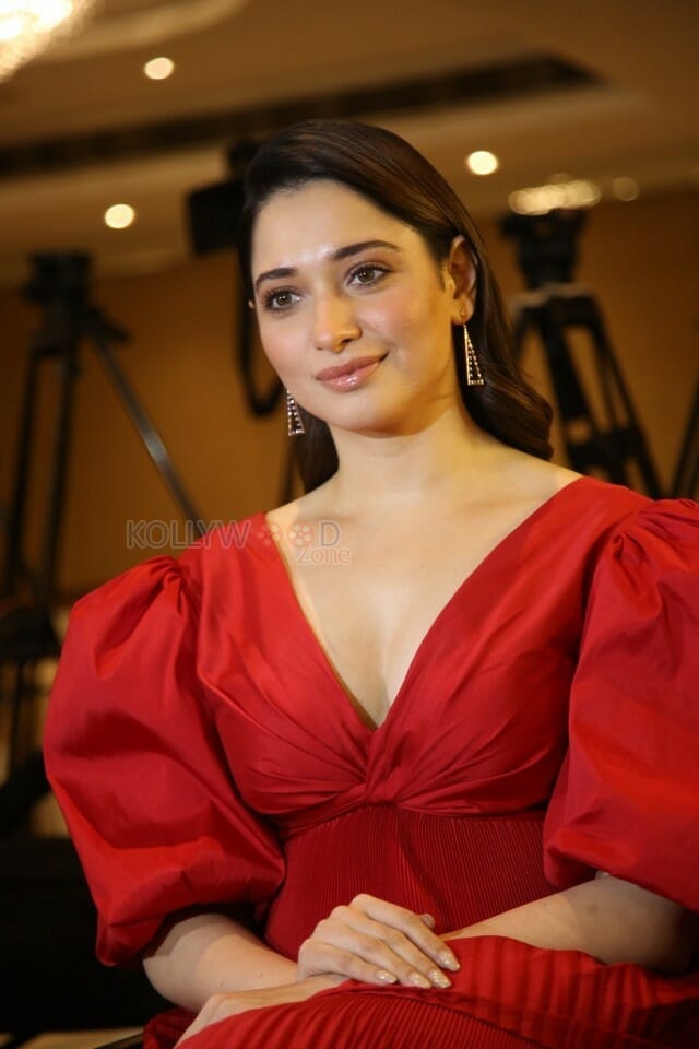 Actress Tamannaah At Gurthunda Seethakalam Press Meet Pictures