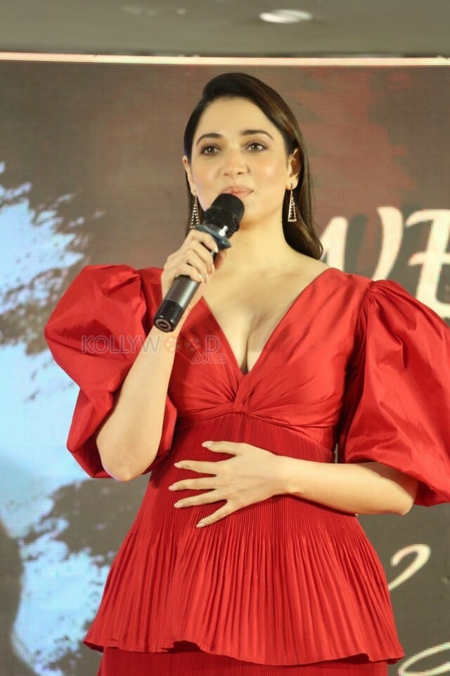 Actress Tamannaah At Gurthunda Seethakalam Press Meet Pictures