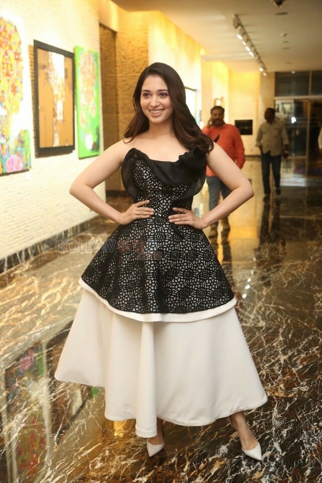 Actress Tamannaah At Naa Nuvve Audio Launch Photos