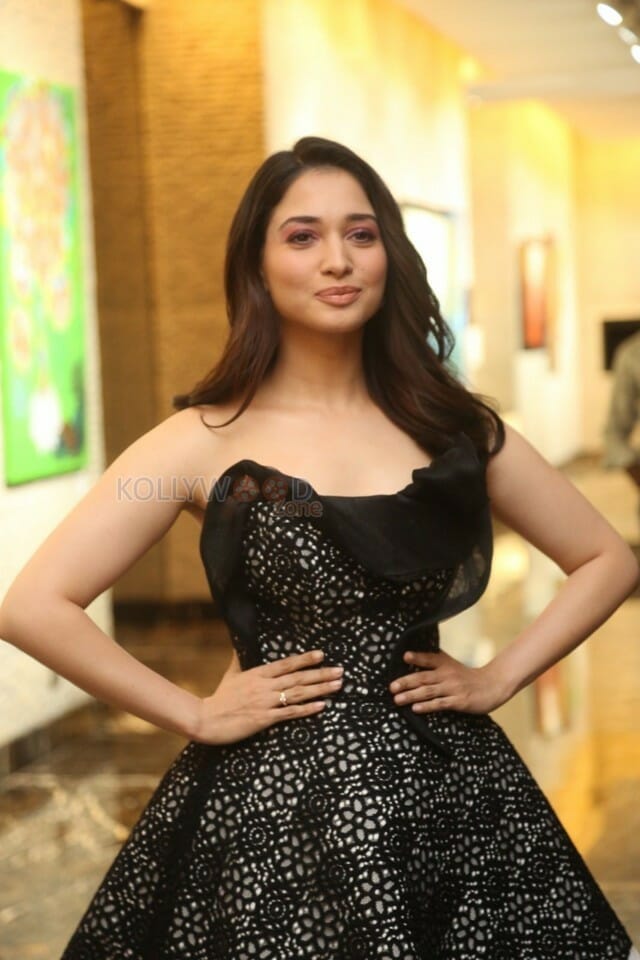 Actress Tamannaah At Naa Nuvve Audio Launch Photos