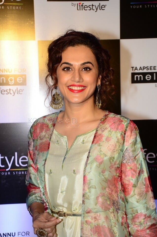 Actress Tapsee As Brand Ambassador For Melange By Lifestyle Photos