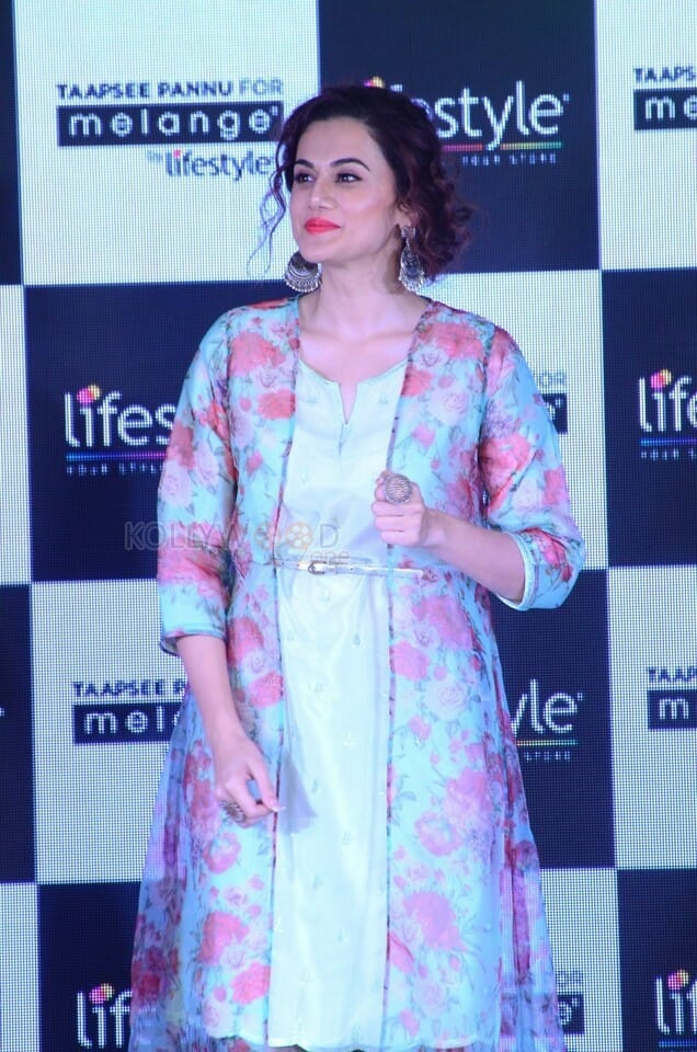 Actress Tapsee As Brand Ambassador For Melange By Lifestyle Photos