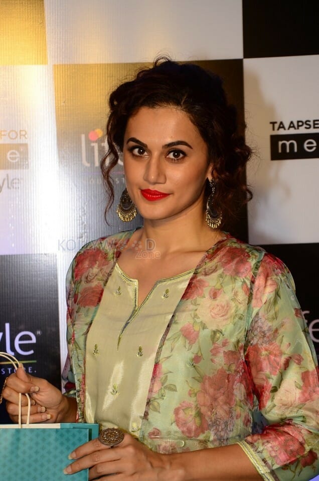 Actress Tapsee As Brand Ambassador For Melange By Lifestyle Photos