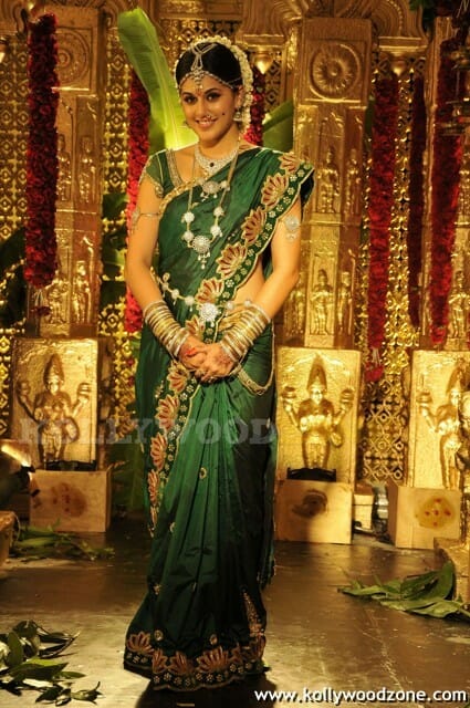 Actress Tapsee In Traditional Dress Photos