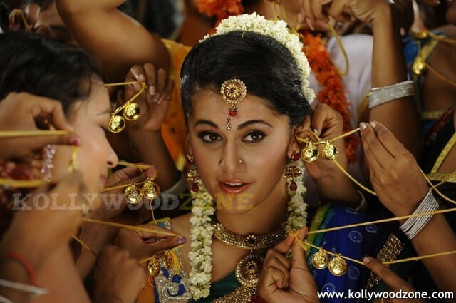 Actress Tapsee In Traditional Dress Photos