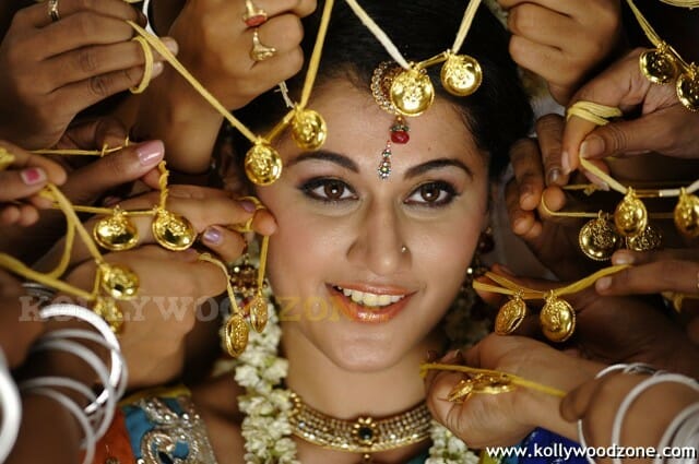 Actress Tapsee In Traditional Dress Photos