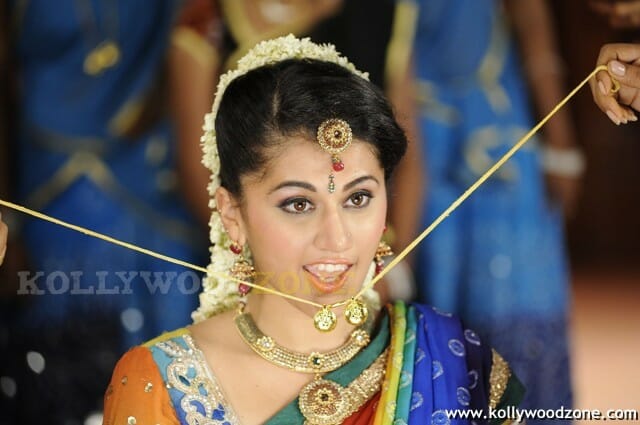 Actress Tapsee In Traditional Dress Photos